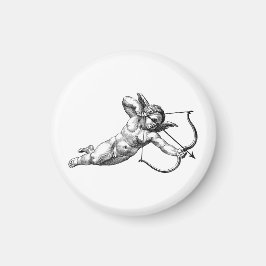 Vintage Cherub Cupid Liefde Magneet