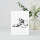 Vintage Cherub Cupid Love Briefkaart (Staand voorkant)
