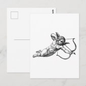 Vintage Cherub Cupid Love Briefkaart (Voorkant / Achterkant)