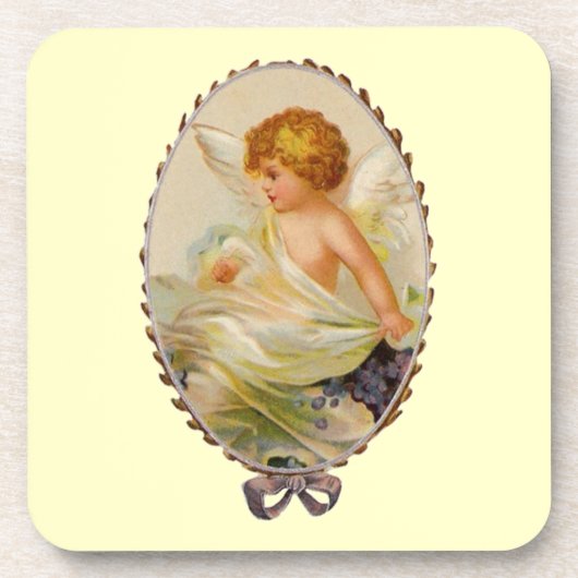 Vintage Cherub Drankjes Onderzetter (Voorkant)