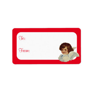 Vintage Cherub Etiket