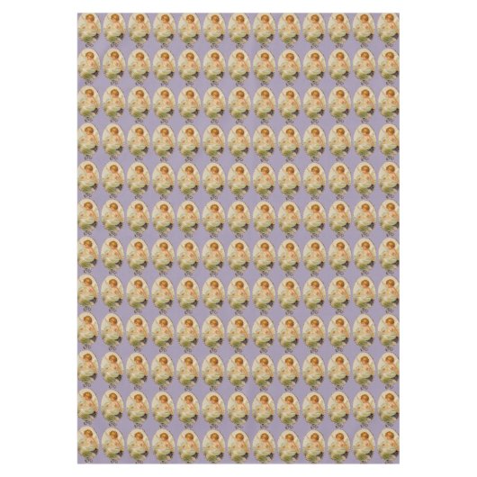 Vintage Cherub Tafelkleed (Voorkant)