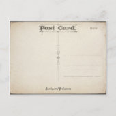 Vintage Cherub Valentijn Briefkaart (Achterkant)