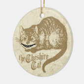 Vintage Cheshire Cat Keramisch Ornament (Links)