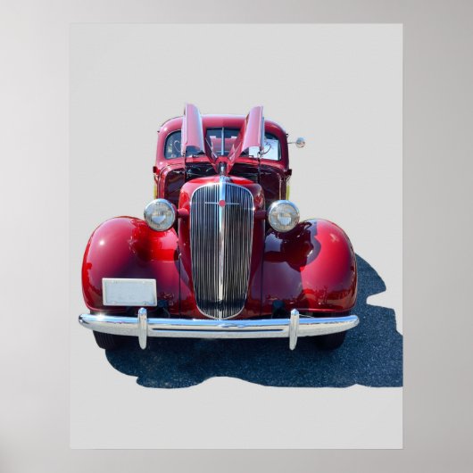 Vintage Chevrolet 1936 Poster (Voorkant)