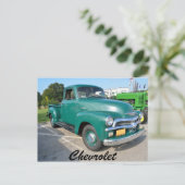 Vintage Chevrolet Truck Briefkaart (Staand voorkant)