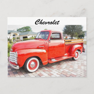 Vintage Chevrolet Truck Briefkaart
