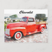 Vintage Chevrolet Truck Briefkaart (Voorkant)