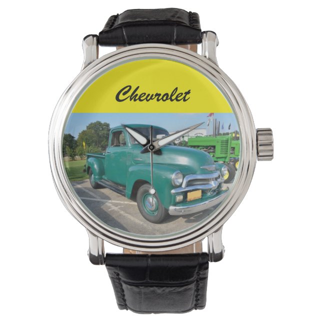 Vintage Chevrolet Truck Horloge (Voorkant)