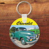 Vintage Chevrolet Truck Sleutelhanger (Voorkant)