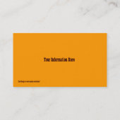 Vintage Cheyenne Warrior in het Visitekaartje van  (Achterkant)