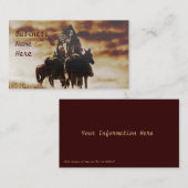 Vintage Cheyenne Warriors Visitekaartjes (Voorkant / Achterkant)
