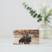 Vintage Cheyenne Warriors Visitekaartjes (Staand voorkant)