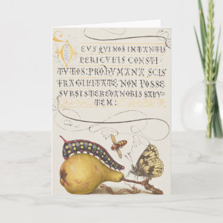 Vintage Chic Calligrafie vlinderprint Kaart