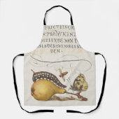 Vintage Chic Calligraphy butterfly Print Schort (Voorkant)