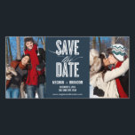 Vintage Chic Save The Date Fotokaarten<br><div class="desc">Deze chic en moderne fotokaarten vragen stijlvol uw gasten de datum te reserveren voor uw grote dag. Ook in andere kleuren verkrijgbaar (op maat gemaakte kleurverzoeken zijn welkom!).</div>