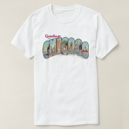 Vintage Chicago Groeten T Shirt