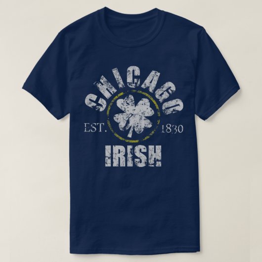 Vintage Chicago Irish Heritage T-shirt (Design voorkant)