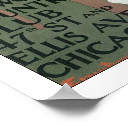 Vintage Chicago Tennis Poster (Hoek)