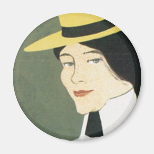 Vintage Chicago Tennis Poster Magneet (Voorkant)