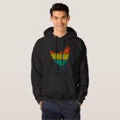 Vintage Chicken Mama Hoodie (Voorkant volledig)