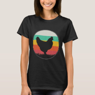 Vintage Chicken Retro 44 T-shirt