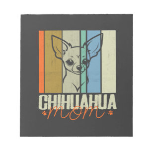 Vintage Chihuahua Moeder Hondenliefhebbers Moederd Notitieblok