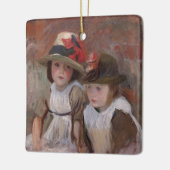 Vintage Childhood Charm Ceramic Ornament (Links)