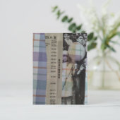 Vintage Children With Balloons Collage Briefkaart (Staand voorkant)