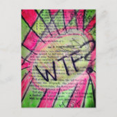 Vintage Childrens Book Mixed Media Collage Briefkaart (Voorkant)