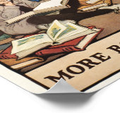 Vintage Children's Book Week Library Illustration Poster (Hoek)