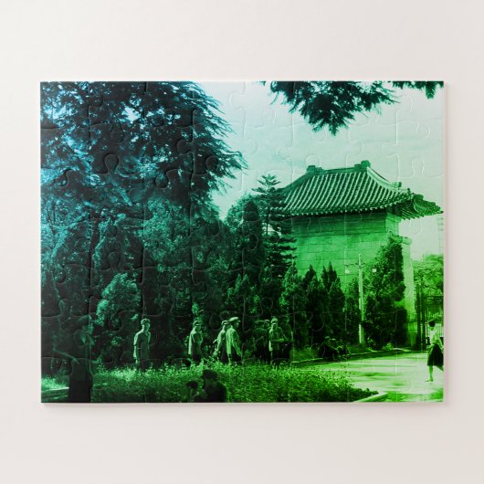 Vintage China Canton martyrs parc Legpuzzel (Horizontaal)