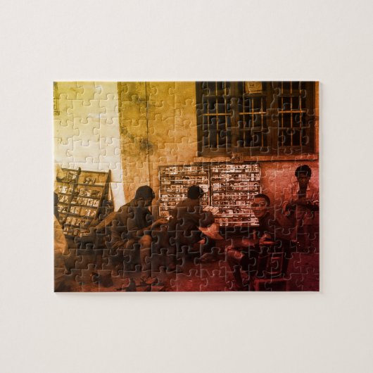 Vintage China Changsha book lending Legpuzzel (Horizontaal)