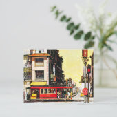 Vintage Chinatown San Francisco Travel Briefkaart (Staand voorkant)