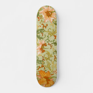 Vintage Chinese ornament Jones Bloemen   Persoonlijk Skateboard