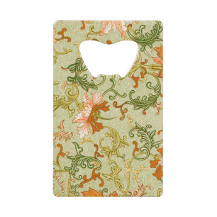 Vintage Chinese Sieraad Jones Bloemen Creditkaart Flessenopener