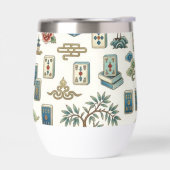 Vintage Chinoiserie Mahjong-tegel (Links)