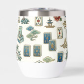 Vintage Chinoiserie Mahjong-tegel (Voorkant)