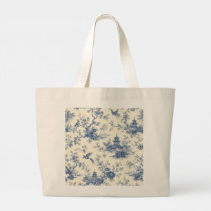 Vintage Chinoiserie Pagode Elegante Tote Tas