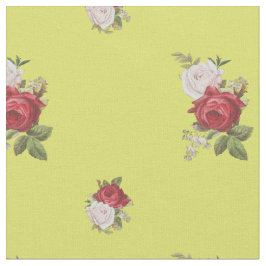 Vintage Chintz Roos Floral Stof