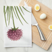 Vintage Chive Theedoek (Quarter Fold)