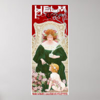 Vintage Chocolade Advertisement Poster