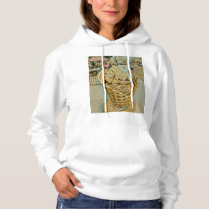 Vintage chocoladewafelijs hoodie