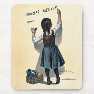 Vintage Chocolat Menier Frans Poster Bouisset Kuns Muismat