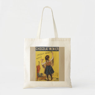 Vintage Chocolat Menier Frans Poster Bouisset Kuns Tote Bag