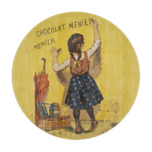 Vintage Chocolat Menier Franse Poster Bouisset Kun Snijplank