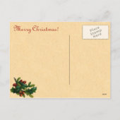 Vintage Christmas Angels Briefkaart (Achterkant)