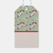 Vintage Christmas Angels  Cadeaulabel (Achterkant)