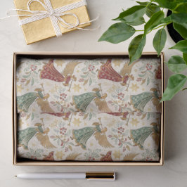Vintage Christmas Angels Tissuepapier