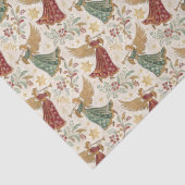 Vintage Christmas Angels Tissuepapier (Detail)
